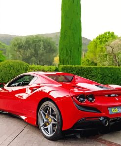 Aesthetic Ferrari F8 Art 5D Diamond Painting