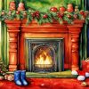 Aesthetic Fireplace Romantic 5D Diamond Painting