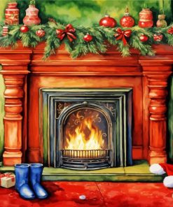 Aesthetic Fireplace Romantic 5D Diamond Painting