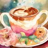 Aesthetic Flowers And Coffee 5D Diamond Painting