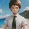 Aesthetic Hajime Hinata 5D Diamond Painting