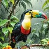 Aesthetic Toucan Art Diamond Painting