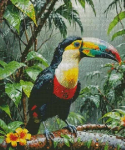 Aesthetic Toucan Art Diamond Painting