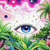 Aesthetic Trippy Eye 5D Diamond Painting