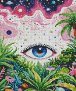 Aesthetic Trippy Eye 5D Diamond Painting