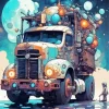 Aesthetic Truck Art 5D Diamond Painting