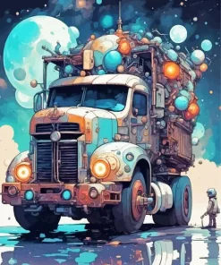 Aesthetic Truck Art 5D Diamond Painting