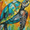 Aesthetic Turtle Art 5D Diamond Painting