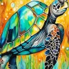 Aesthetic Turtle Art 5D Diamond Painting