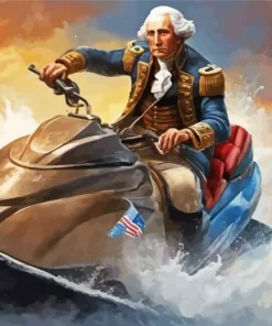 Aesthetic Washington Crossing The Delaware 5D Diamond Painting