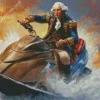 Aesthetic Washington Crossing The Delaware 5D Diamond Painting