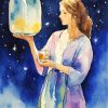 Aesthetic Woman Carrying A Jar 5D Diamond Painting