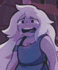 Amethyst Crying 5D Diamond Painting