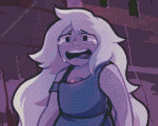 Amethyst Crying 5D Diamond Painting