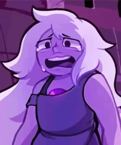 Amethyst Crying 5D Diamond Painting