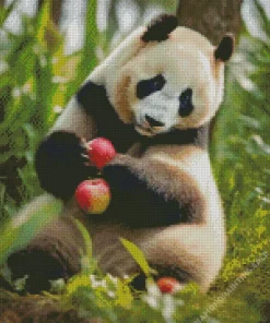 Apples Panda 5D Diamond Painting