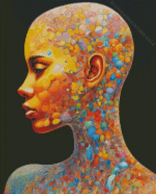 Bald Woman 5D Diamond Painting