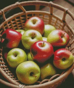 Basket Of Apples 5D Diamond Painting