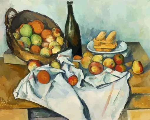 Basket Of Apples By Paul Cezanne 5D Diamond Painting