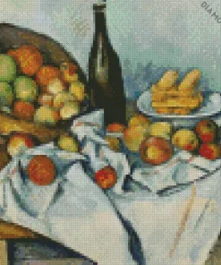 Basket Of Apples By Paul Cezanne 5D Diamond Painting