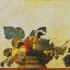 Basket Of Fruit By Caravaggio 5D Diamond Painting