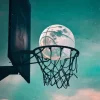 Basketball Moon 5D Diamond Painting