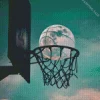 Basketball Moon 5D Diamond Painting