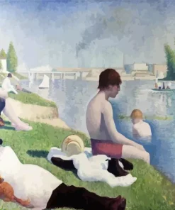 Bathers At Asnieres 5D Diamond Painting