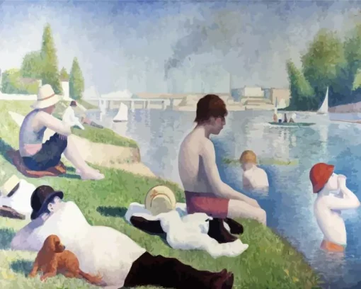 Bathers At Asnieres 5D Diamond Painting