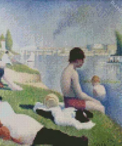 Bathers At Asnieres 5D Diamond Painting