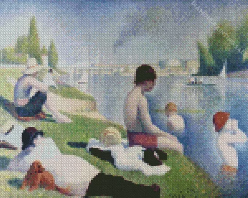 Bathers At Asnieres 5D Diamond Painting