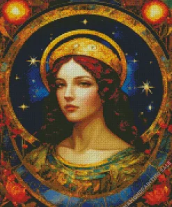 Beautiful Virgo 5D Diamond Painting