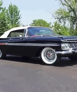 Black 1959 Impala 5D Diamond Painting