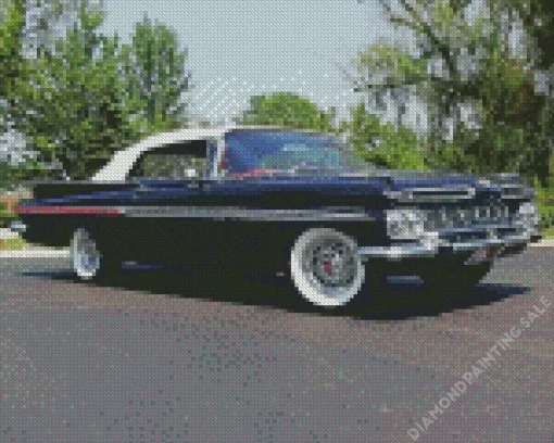 Black 1959 Impala 5D Diamond Painting