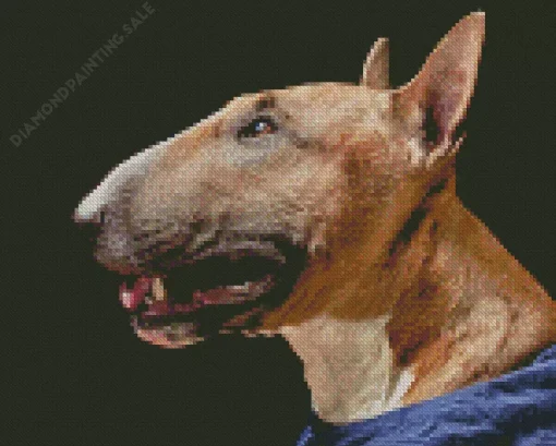 Black And Brown Bull Terrier 5D Diamond Painting