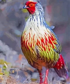 Blood Pheasant 5D Diamond Painting