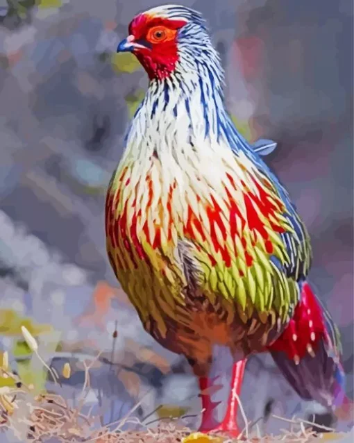 Blood Pheasant 5D Diamond Painting