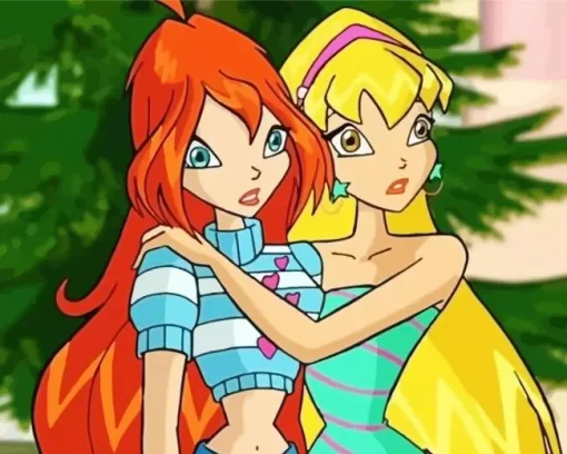 Bloom And Stella Winx Club 5D Diamond Painting