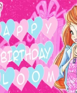 Bloom Winx Birthday 5D Diamond Painting