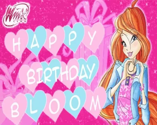 Bloom Winx Birthday 5D Diamond Painting