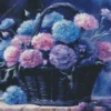 Blooming Carnation Basket 5D Diamond Painting