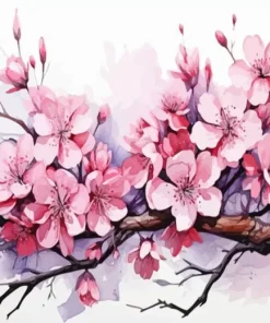 Blossom Flower Branch 5D Diamond Painting