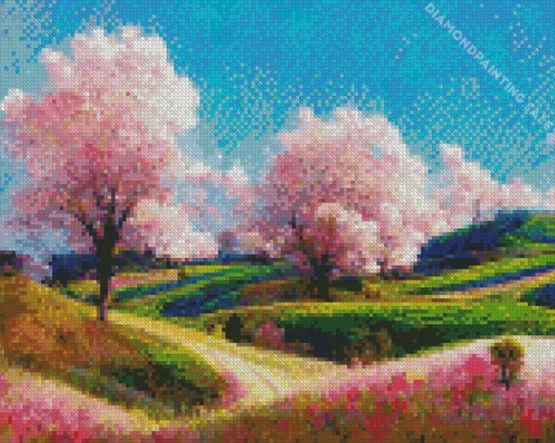 Blossom Landscape 5D Diamond Painting