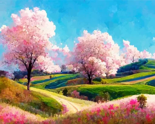 Blossom Landscape 5D Diamond Painting