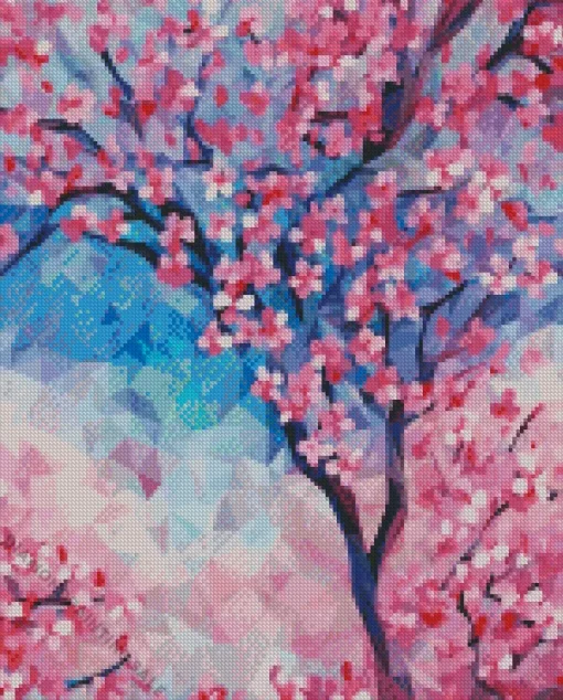 Blossom Tree Art 5D Diamond Painting