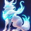 Blue And White Fox Pokemon 5D Diamond Painting