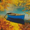 Blue Boat 5D Diamond Painting