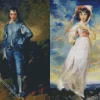 Blue Boy And Pink Girl 5D Diamond Painting