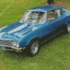 Blue Buick Skylark 5D Diamond Painting