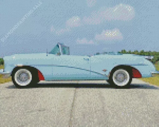 Blue Buick Skylark Car 5D Diamond Painting